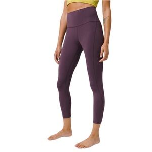 Lululemon Align High Rise Pant with Pockets 25" Grape Thistle / Purple Size 8